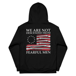 Patriot Series: We Are Not Descended From Fearful Men - Dye Sublimated Unisex Hoodie Patriot Series: We Are Not Descended From Fearful Men - Dye Sublimated Unisex Hoodie