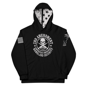 The 2nd Amendment: America's Original Homeland Security 2 - Dye Sublimated Unisex Hoodie The 2nd Amendment: America's Original Homeland Security 2 - Dye Sublimated Unisex Hoodie