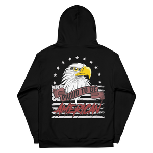 Proud To Be An American 2 - Dye Sublimated Unisex Hoodie