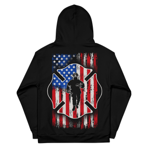 Red Line Series: Rush Towards Danger - Dye Sublimated Unisex Hoodie Red Line Series: Rush Towards Danger - Dye Sublimated Unisex Hoodie
