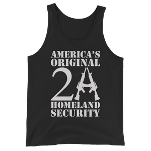The 2nd Amendment: America's Original Homeland Security - Unisex Tank Top The 2nd Amendment: America's Original Homeland Security - Unisex Tank Top