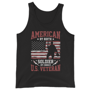 American By Birth Soldier By Choice - Unisex Tank Top American By Birth Soldier By Choice - Unisex Tank Top