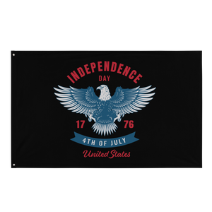 Happy Independence Day! - Sublimated Flag Happy Independence Day! - Sublimated Flag