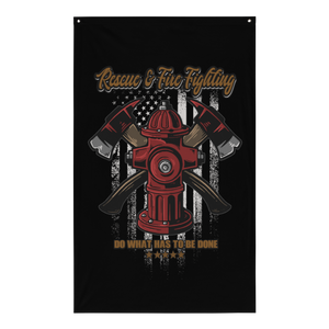 Red Line Series: Do What Has To Be Done - Sublimated Flag Red Line Series: Do What Has To Be Done - Sublimated Flag