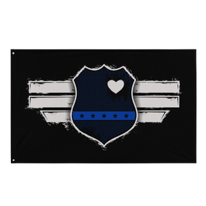Thin Blue Line Series: Love The Thin Blue Line - Sublimated Flag Thin Blue Line Series: Love The Thin Blue Line - Sublimated Flag