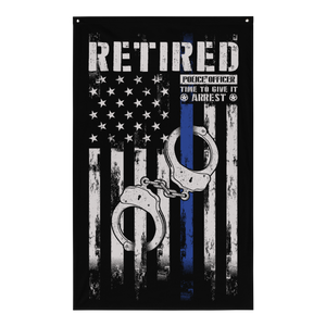 Thin Blue Line Series: Retired PD - Sublimated Flag Thin Blue Line Series: Retired PD - Sublimated Flag