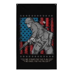 We Stand For The Flag...We Kneel For The Fallen 4 - Sublimated Flag We Stand For The Flag...We Kneel For The Fallen 4 - Sublimated Flag