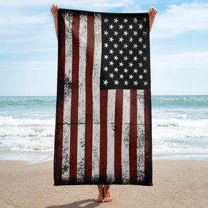 American Grunge - Beach Towel American Grunge - Beach Towel
