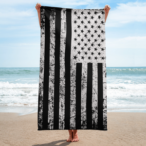 American Grunge 2 - Beach Towel American Grunge 2 - Beach Towel