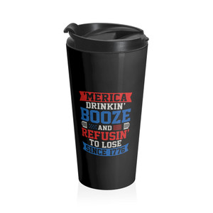 'Merica - Stainless Steel Travel Mug 'Merica - Stainless Steel Travel Mug