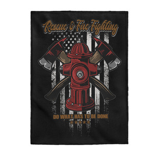 Red Line Series: Do What Has To Be Done - Plush Blanket  Red Line Series: Do What Has To Be Done - Plush Blanket