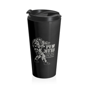 Pewjitsu - Stainless Steel Travel Mug Pewjitsu - Stainless Steel Travel Mug