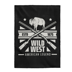 Wild West American Legend - Plush Blanket Wild West American Legend - Plush Blanket
