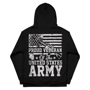 Proud Veteran Of The US Army 2 - Dye Sublimated Unisex Hoodie