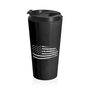 Distressed Flag - Stainless Steel Travel Mug Distressed Flag - Stainless Steel Travel Mug