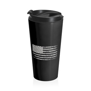 American Grunge Flag - Stainless Steel Travel Mug American Grunge Flag - Stainless Steel Travel Mug