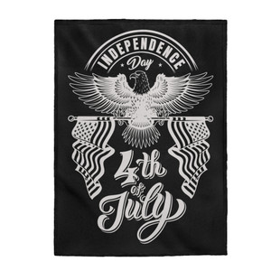 Happy Independence Day! - Plush Blanket Happy Independence Day! - Plush Blanket