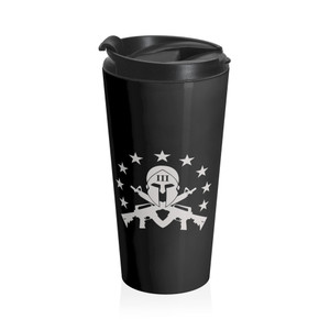 Patriotic Spartans - Stainless Steel Travel Mug Patriotic Spartans - Stainless Steel Travel Mug