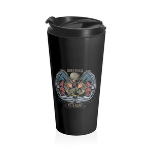 American Veteran Angels - Stainless Steel Travel Mug American Veteran Angels - Stainless Steel Travel Mug