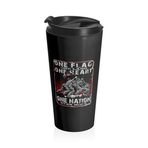 One Flag, One Land, One Heart, One Nation - Stainless Steel Travel Mug One Flag, One Land, One Heart, One Nation - Stainless Steel Travel Mug