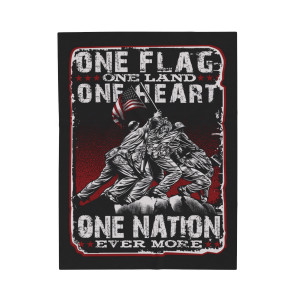 One Flag, One Land, One Heart, One Nation - Plush Blanket One Flag, One Land, One Heart, One Nation - Plush Blanket