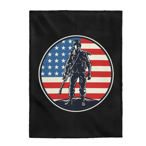 American Soldier - Plush Blanket American Soldier - Plush Blanket