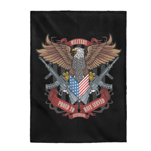 Proud to have served - Plush Blanket Proud to have served - Plush Blanket