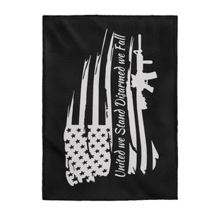 United We Stand, Disarmed We Fall - Plush Blanket United We Stand, Disarmed We Fall - Plush Blanket