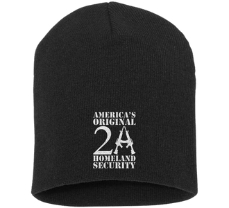 The 2nd Amendment: America's Original Homeland Security - Beanie The 2nd Amendment: America's Original Homeland Security - Beanie