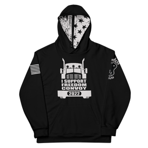 Blue Collar Series: American Truckers For Freedom - Dye Sublimated Unisex Hoodie Blue Collar Series: American Truckers For Freedom - Dye Sublimated Unisex Hoodie