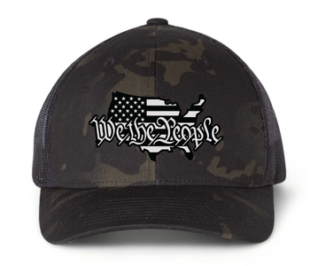 We The People 2 - Black Multicam Snapback Cap We The People 2 - Black Multicam Snapback Cap