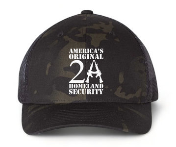 The 2nd Amendment: America's Original Homeland Security - Black Multicam Snapback Cap The 2nd Amendment: America's Original Homeland Security - Black Multicam Snapback Cap
