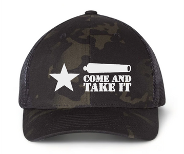 Texas Series: Come & Take It - Black Multicam Snapback Cap Texas Series: Come & Take It - Black Multicam Snapback Cap