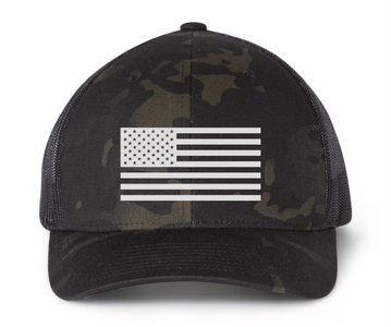 Old Glory - Black Multicam Snapback Cap Old Glory - Black Multicam Snapback Cap