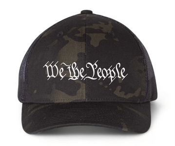 We The People - Black Multicam Snapback Cap We The People - Black Multicam Snapback Cap