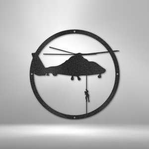Veteran Helicopter Rescue - Steel Sign