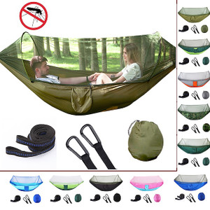 120cm Camping Hammock with Pop Up Mosquito Net 120cm Camping Hammock with Pop Up Mosquito Net