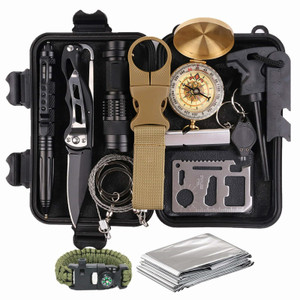 14-In-1 Outdoor Emergency Survival Kit 14-In-1 Outdoor Emergency Survival Kit