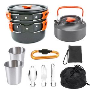 Outdoor Portable Cookware Mess Kit Outdoor Portable Cookware Mess Kit