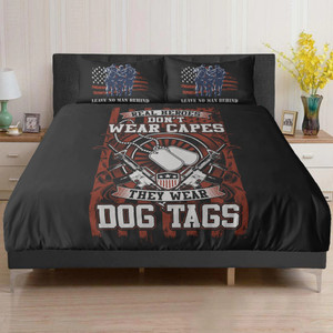 Real Heroes Don't Wear Capes - 3-In-1 Bedding Cover Set