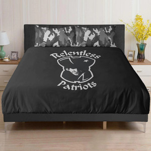 Official Relentless Patriots - 3-In-1 Bedding Cover Set Official Relentless Patriots - 3-In-1 Bedding Cover Set