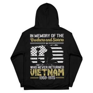 In Memory Of The Brothers And Sisters Of Vietnam - Dye Sublimated Unisex Hoodie In Memory Of The Brothers And Sisters Of Vietnam - Dye Sublimated Unisex Hoodie