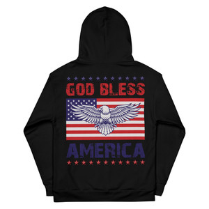 God Bless America - Dye Sublimated Unisex Hoodie