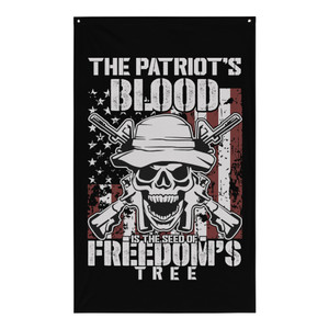 The Patriot's Blood Is The Seed Of Freedom's Tree - Sublimated Flag The Patriot's Blood Is The Seed Of Freedom's Tree - Sublimated Flag