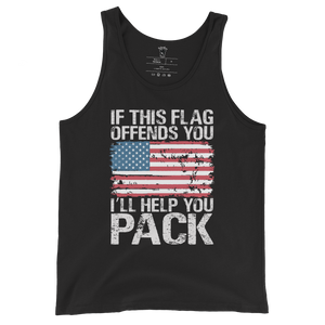 If This Flag Offends You, I'll Help You Pack - Unisex Tank Top