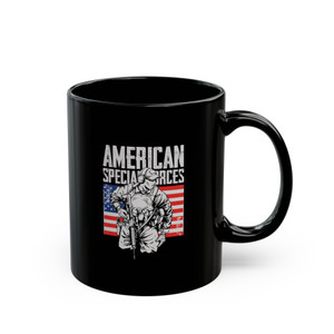 American Special Forces 2 - 11oz Black Mug American Special Forces 2 - 11oz Black Mug