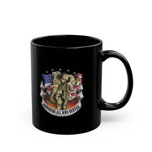 Honoring All Who Served - 11oz Black Mug Honoring All Who Served - 11oz Black Mug