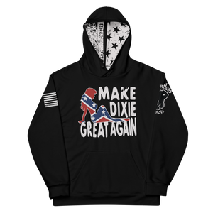 Southern Dixie Series: Make Dixie Great Again - Dye Sublimated Unisex Hoodie Southern Dixie Series: Make Dixie Great Again - Dye Sublimated Unisex Hoodie
