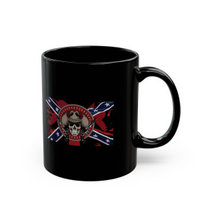 Rebel Soldier Dual Pistols - 11oz Black Mug Rebel Soldier Dual Pistols - 11oz Black Mug