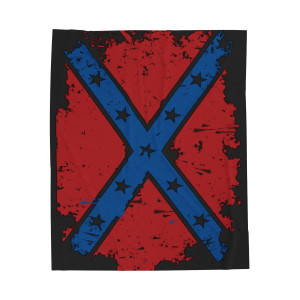 Southern Dixie Series: Rebel Patriot 2 - Plush Blanket Southern Dixie Series: Rebel Patriot 2 - Plush Blanket